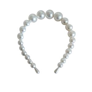Faux Pearls Headband